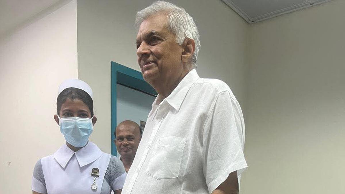 A week after arrest, Ranil Wickremesinghe discharged from hospital