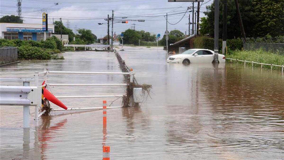 Japan faces heavy rains, flooding and mudslides leaving several missing