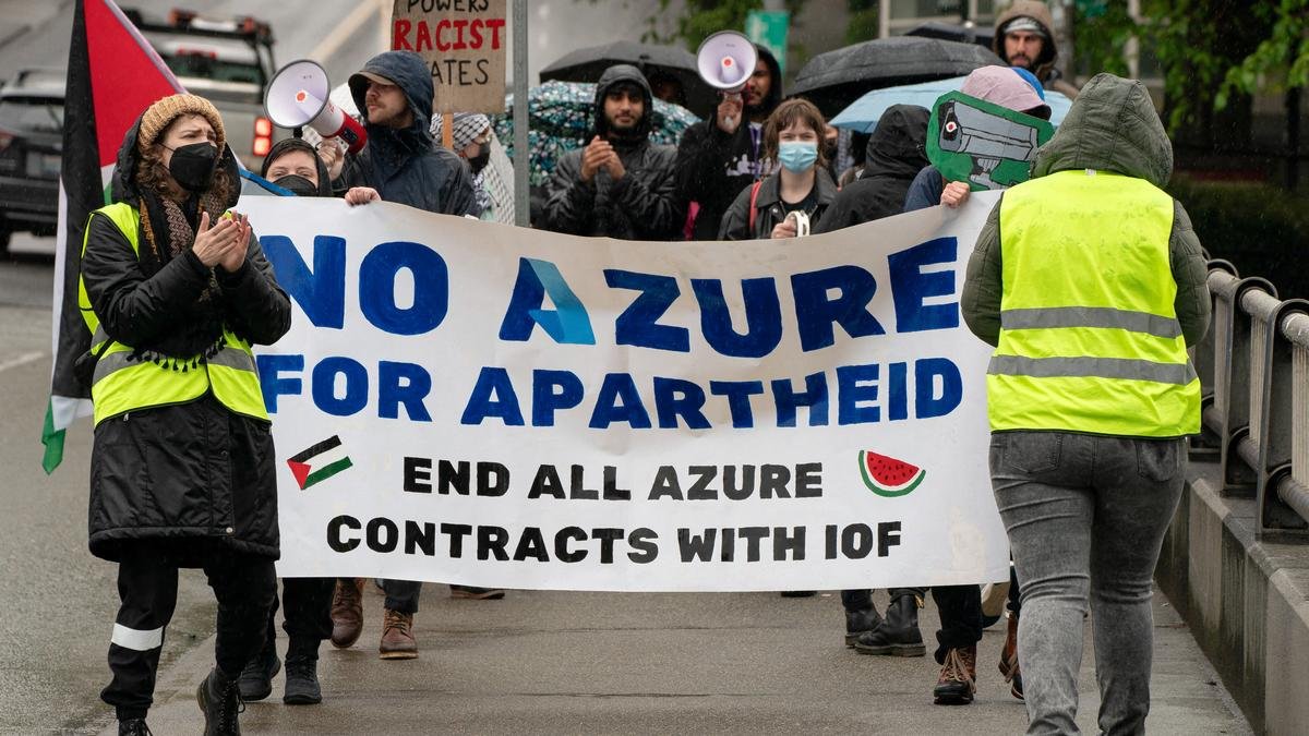 Microsoft employees protest: Two workers fired after occupying president’s office over Israel ties