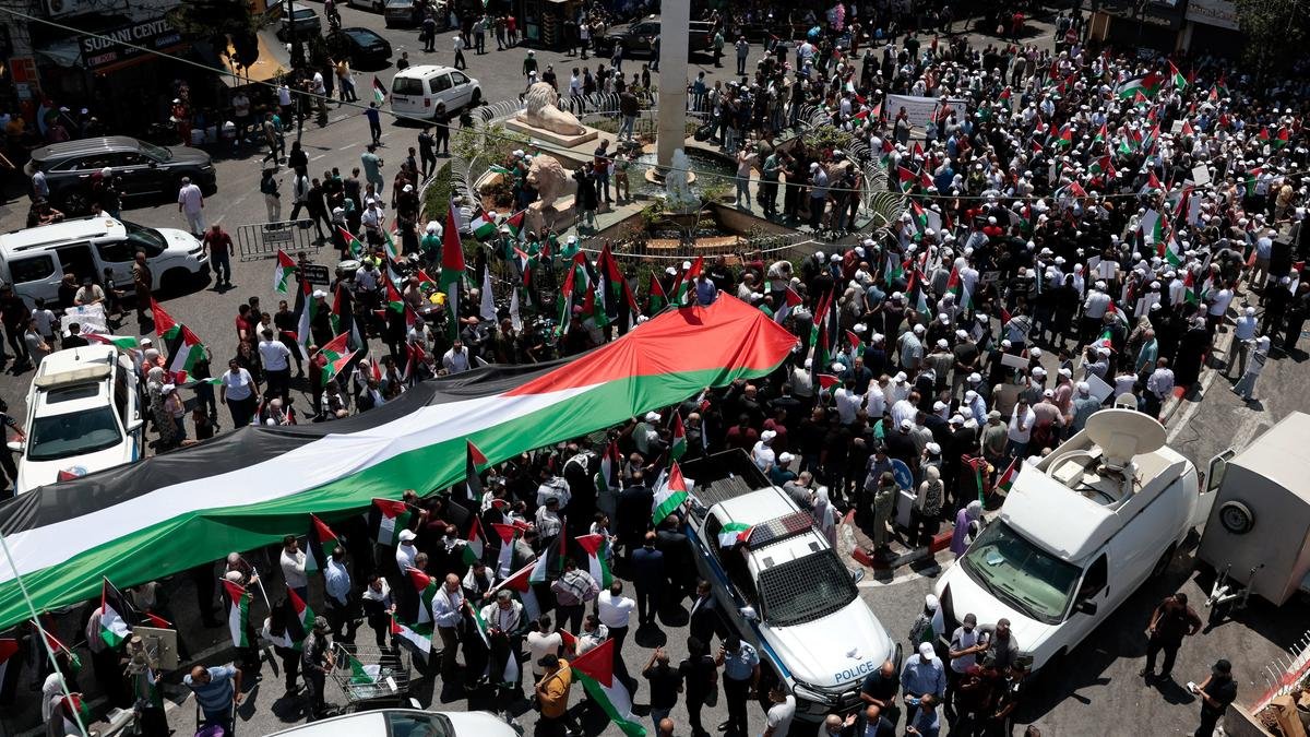 Palestinians across West Bank protest Gaza war