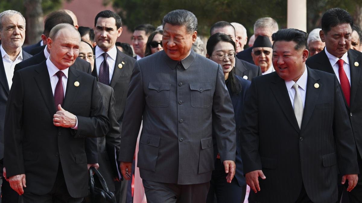 China Victory Day military parade: China displays modern weaponry for first time in mega parade attended by several world leaders