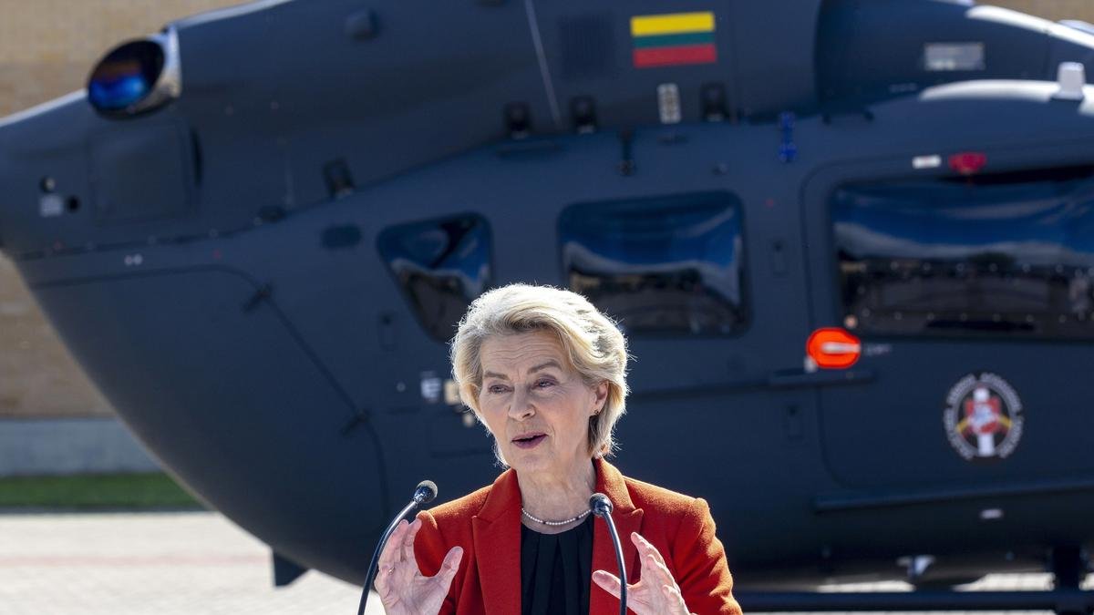 EU says von der Leyen's plane GPS system was jammed, Russian interference suspected
