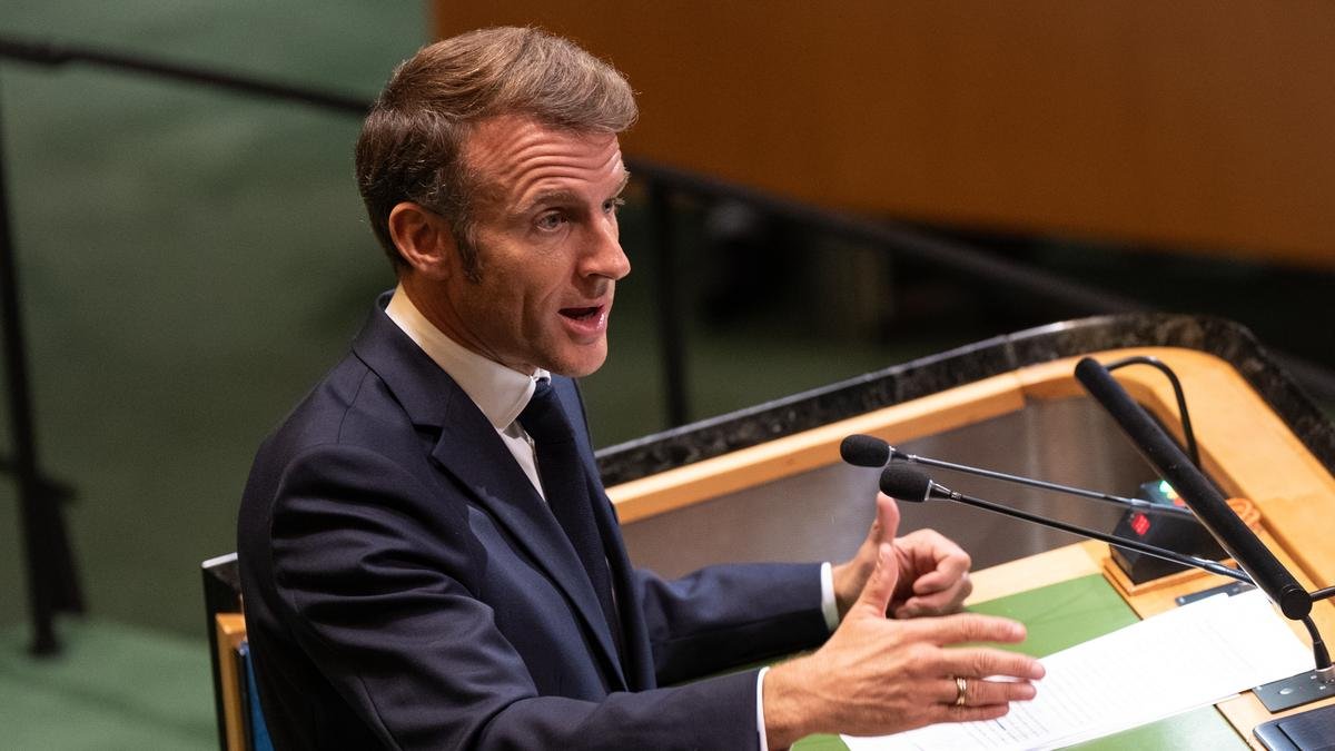 France's Macron warns against 'survival of the fittest' in world affairs