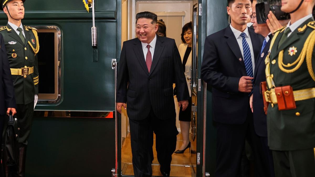 North Korea's Kim Jong Un arrives in Beijing for military parade alongside Putin, Xi