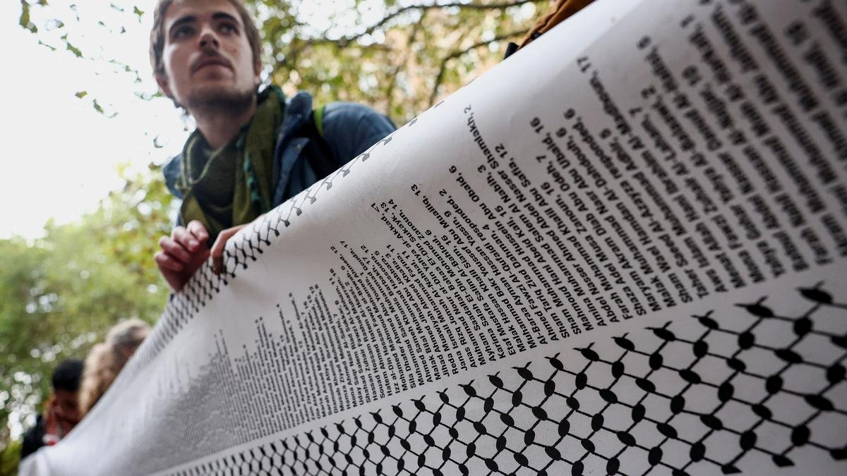 Pro-Palestinian protests on second anniversary of Hamas' attack on Israel